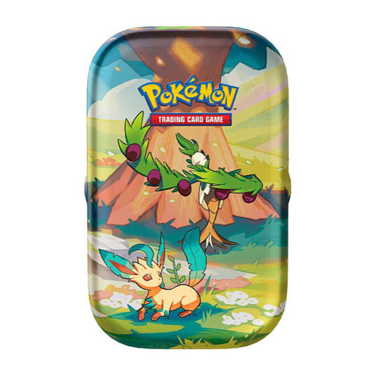 [PREORDER] Vibrant Paldea Mini Tin: Arboliva & Leafeon