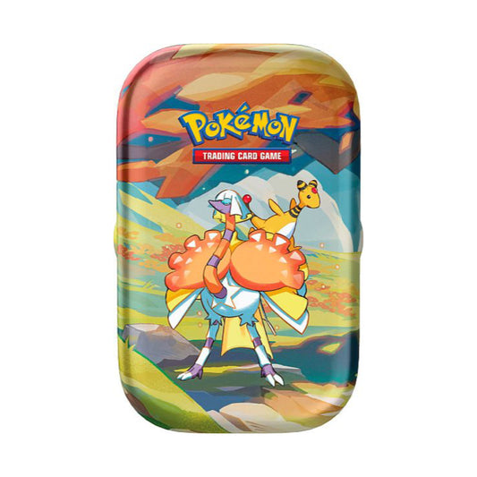 [PREORDER] Vibrant Paldea Mini Tin: Espathra & Ampharos